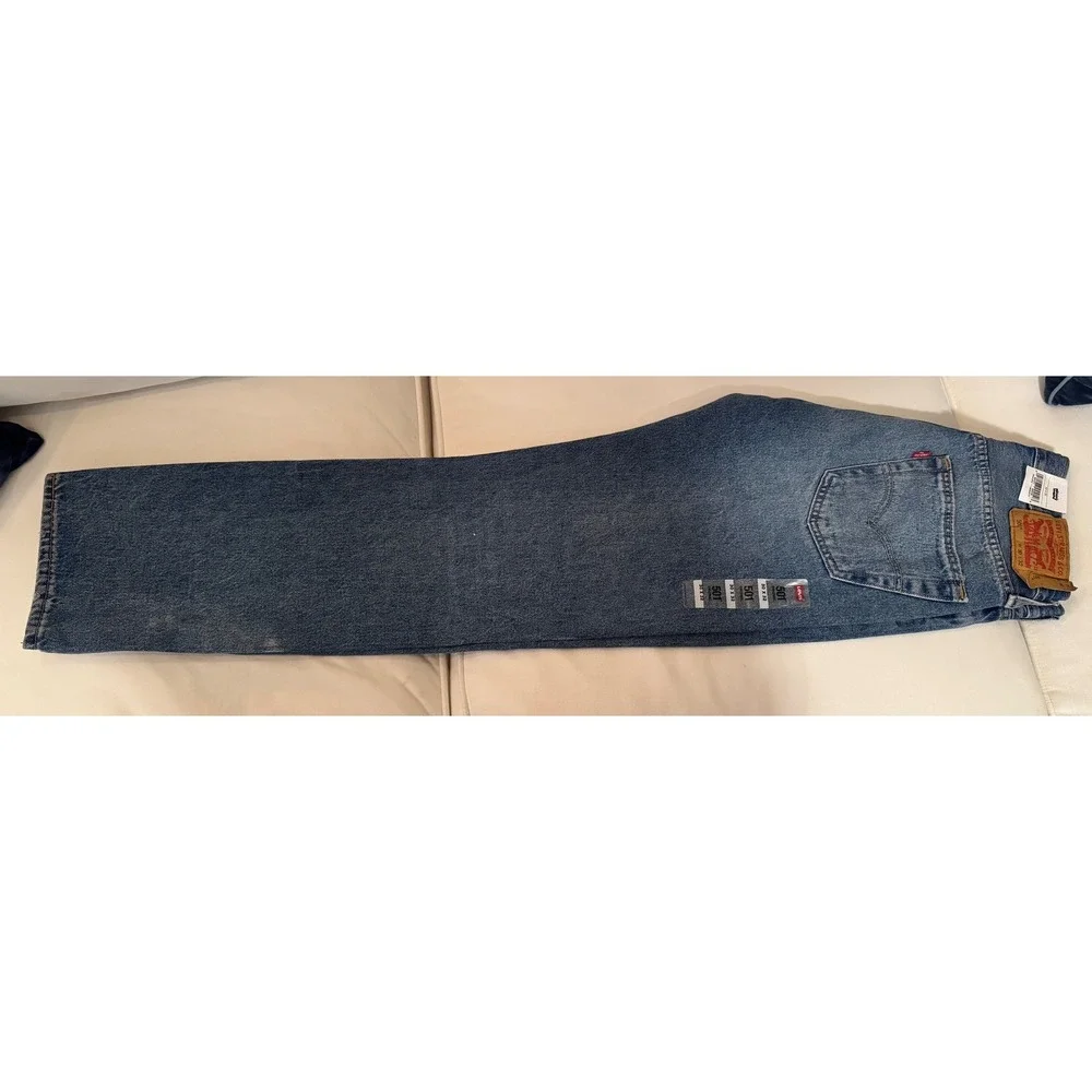 Levi's 501 Original Fit Distressed‎ Blue Jeans Mens 30x32 Button Fly Denim